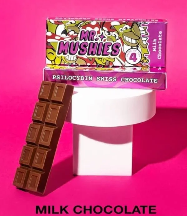 Mr Mushies Milk Chocolate Bar